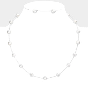 Pearl Necklace Set