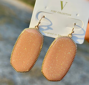 Colorful Day Glitter Earrings