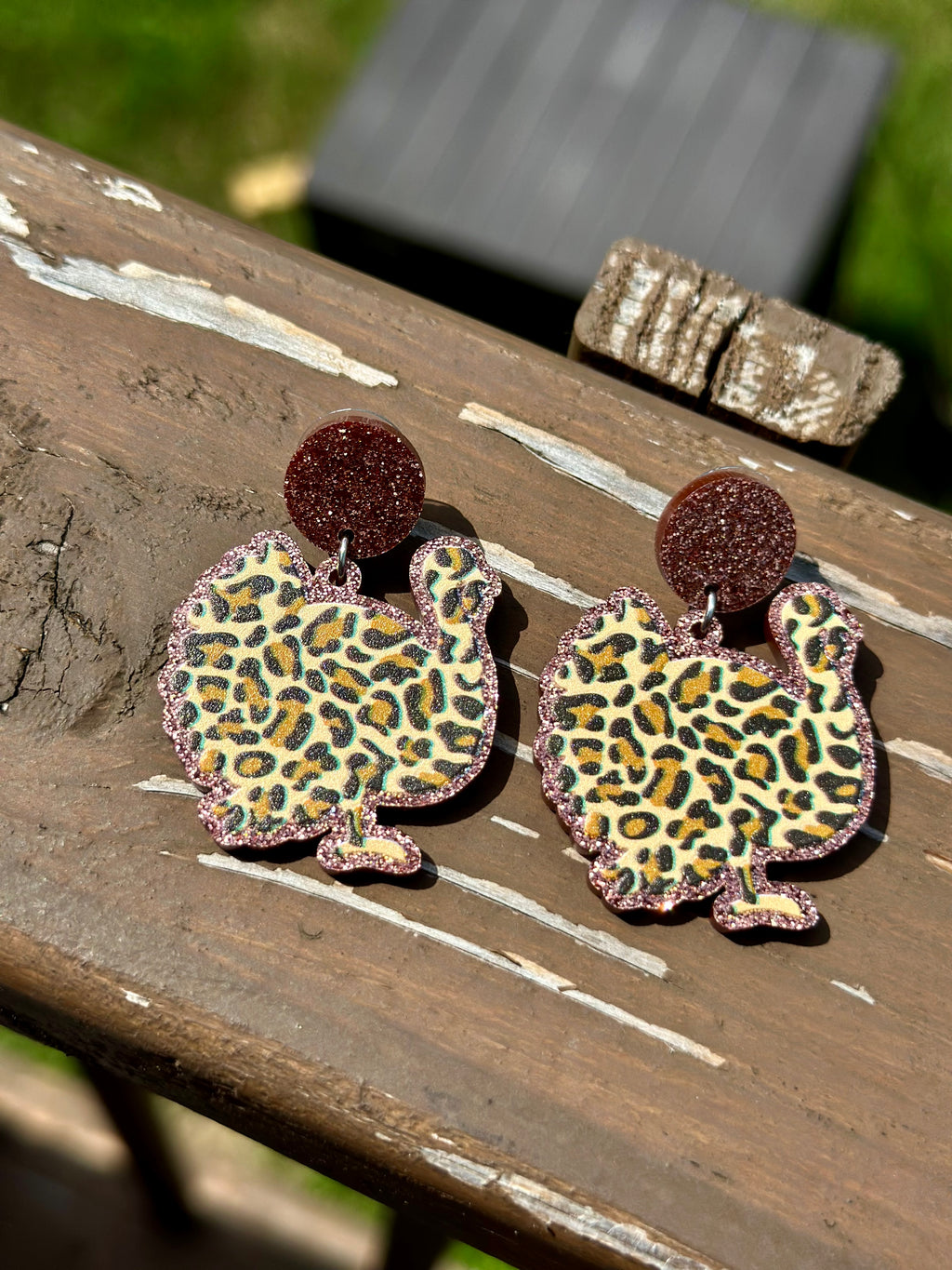 Leopard Turkey Earrings