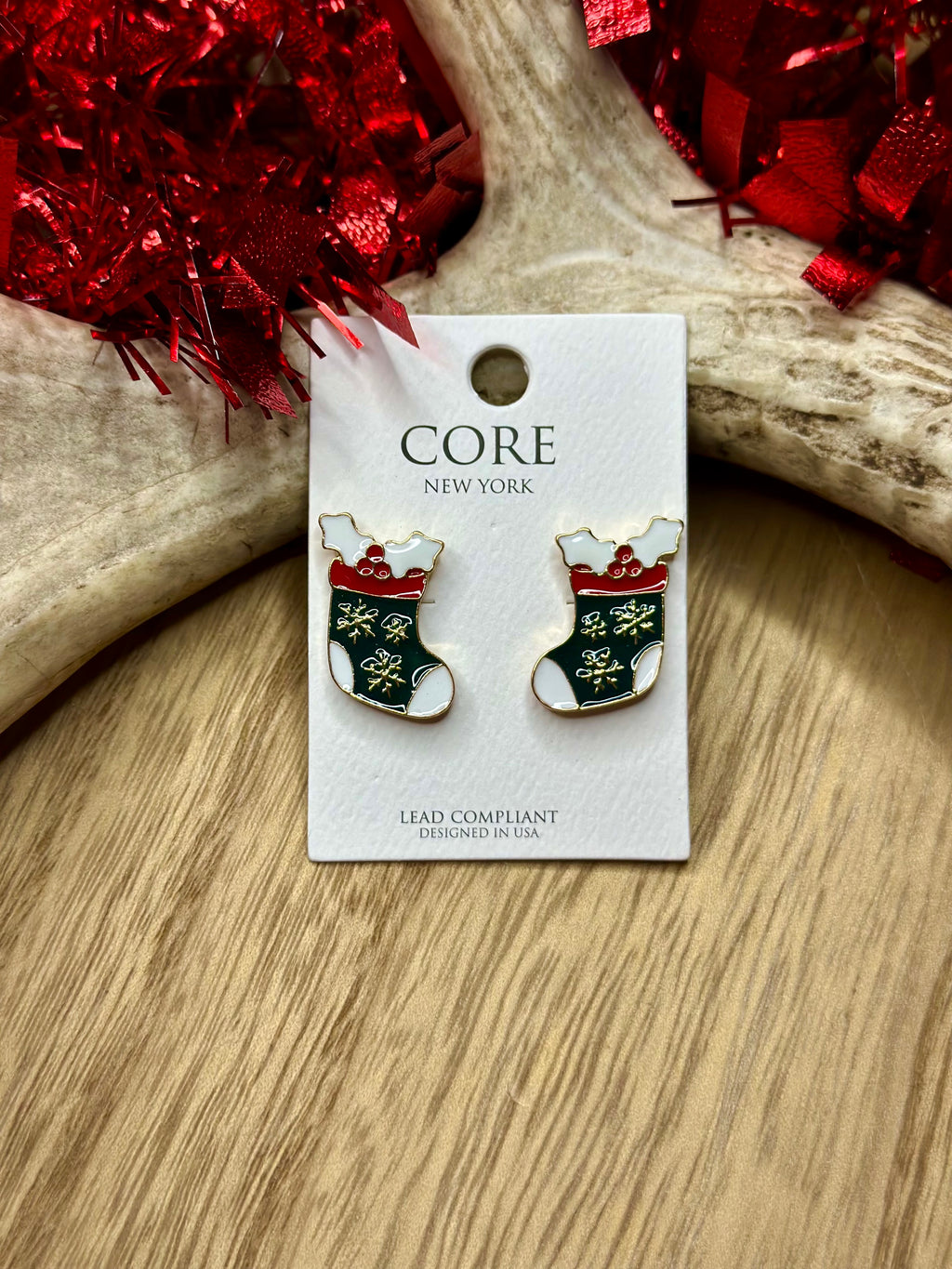 Christmas Stocking Earrings