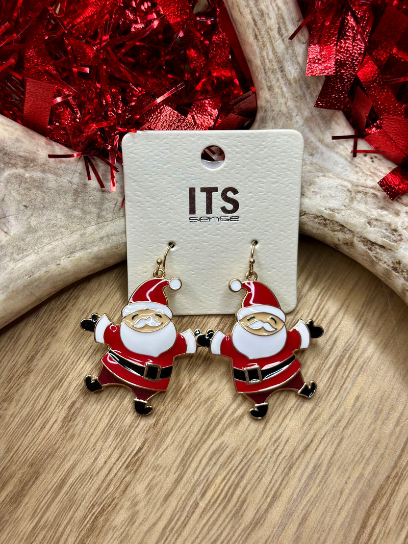 Santa Earrings