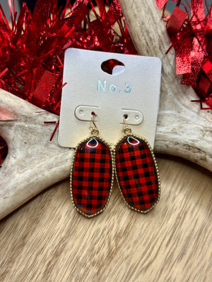 Buffalo Plaid Earrings