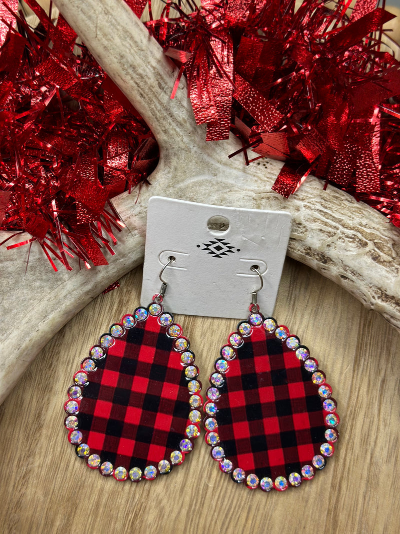 Plaid Earrings