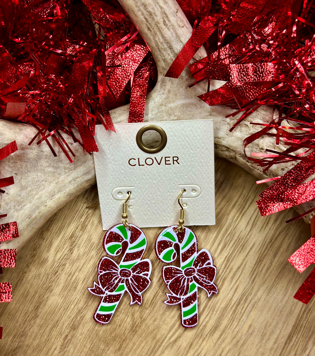 Candy Cane Earrings