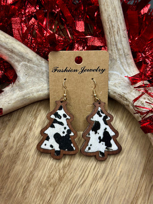 Country Christmas Earrings