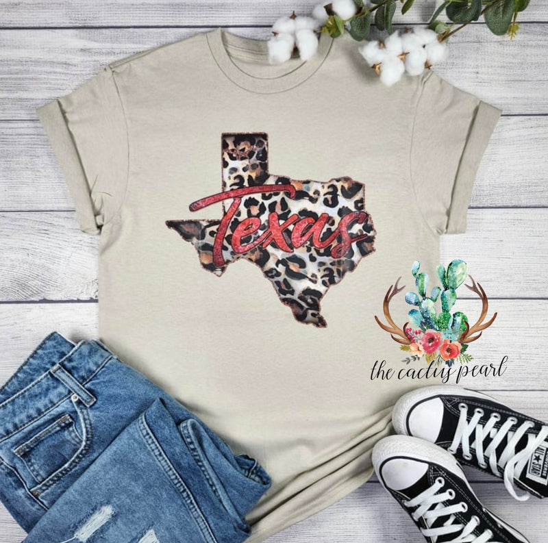 Leopard Texas T-Shirt